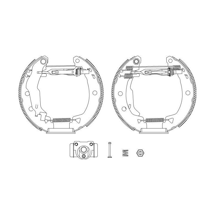Stabdžių trinkelių komplektas MINTEX MSP143
