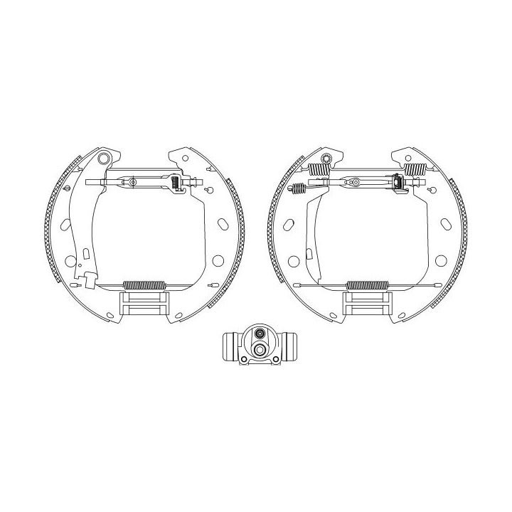 Stabdžių trinkelių komplektas MINTEX MSP161