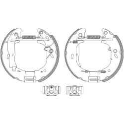 Stabdžių trinkelių komplektas MINTEX MSP207
