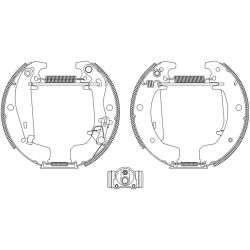 Stabdžių trinkelių komplektas MINTEX MSP209