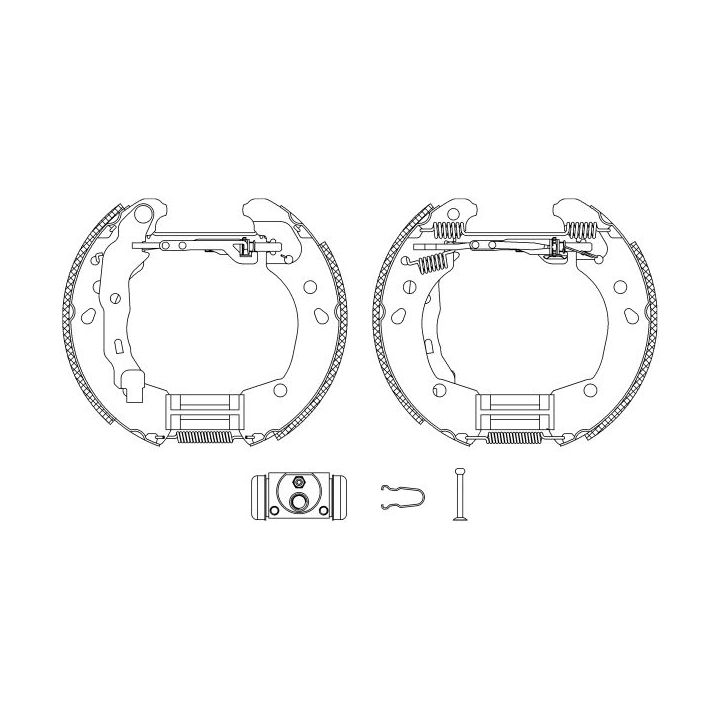Stabdžių trinkelių komplektas MINTEX MSP235