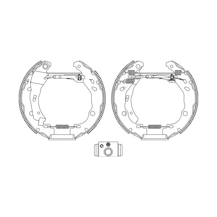 Stabdžių trinkelių komplektas MINTEX MSP243