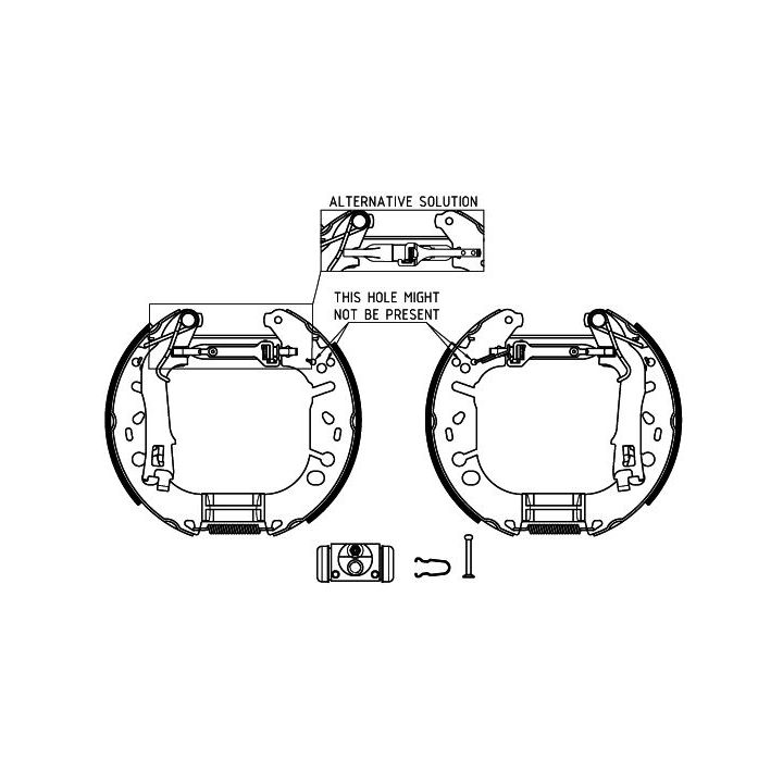 Stabdžių trinkelių komplektas MINTEX MSP290