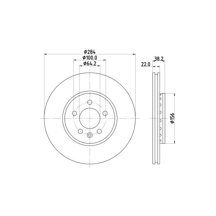 Stabdžių diskas MINTEX MDC1067