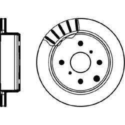 Stabdžių diskas MINTEX MDC1147