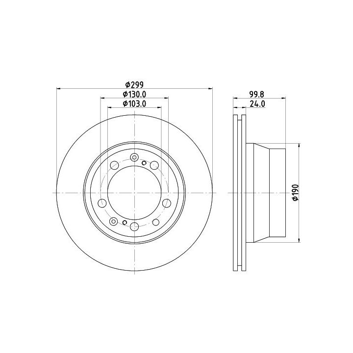 Stabdžių diskas MINTEX MDC1355