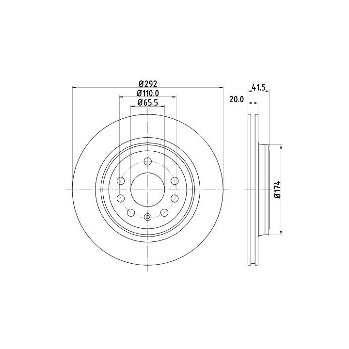Stabdžių diskas MINTEX MDC1675
