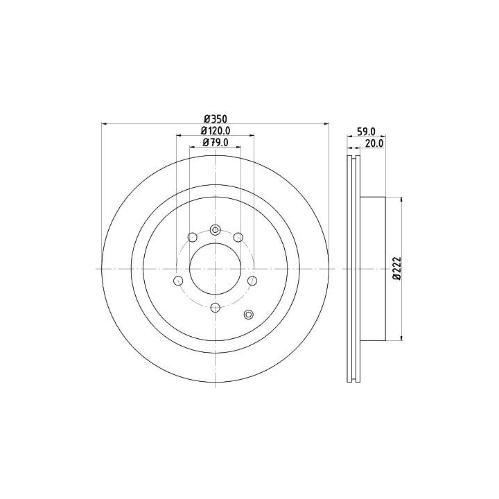 Stabdžių diskas MINTEX MDC1715C