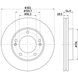 Stabdžių diskas MINTEX MDC1797