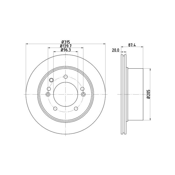Stabdžių diskas MINTEX MDC1798