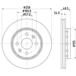 Stabdžių diskas MINTEX MDC1799