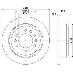 Stabdžių diskas MINTEX MDC1823