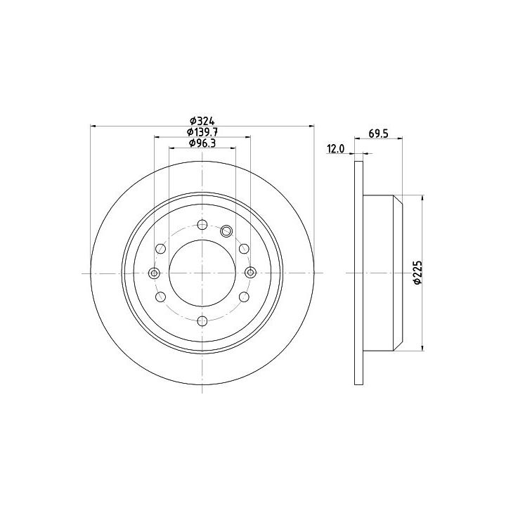 Stabdžių diskas MINTEX MDC1823