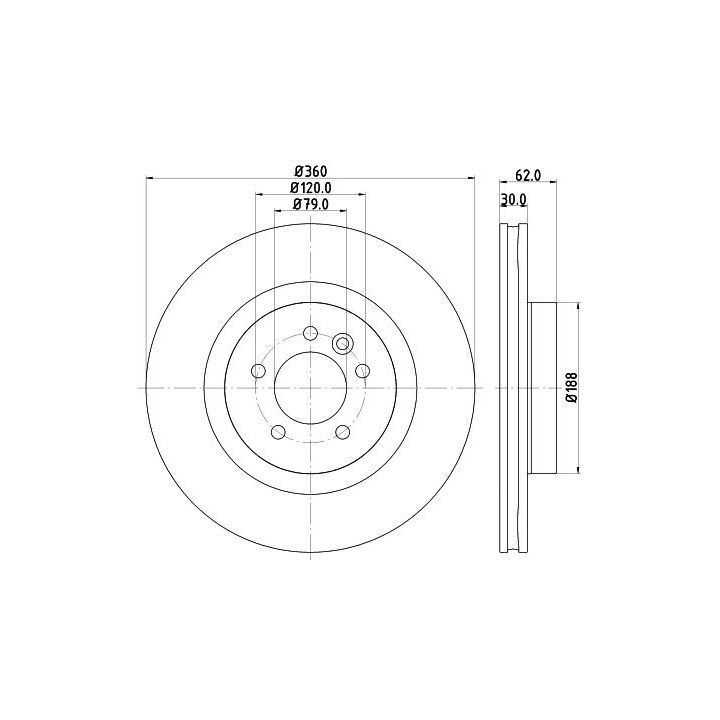 Stabdžių diskas MINTEX MDC1825C