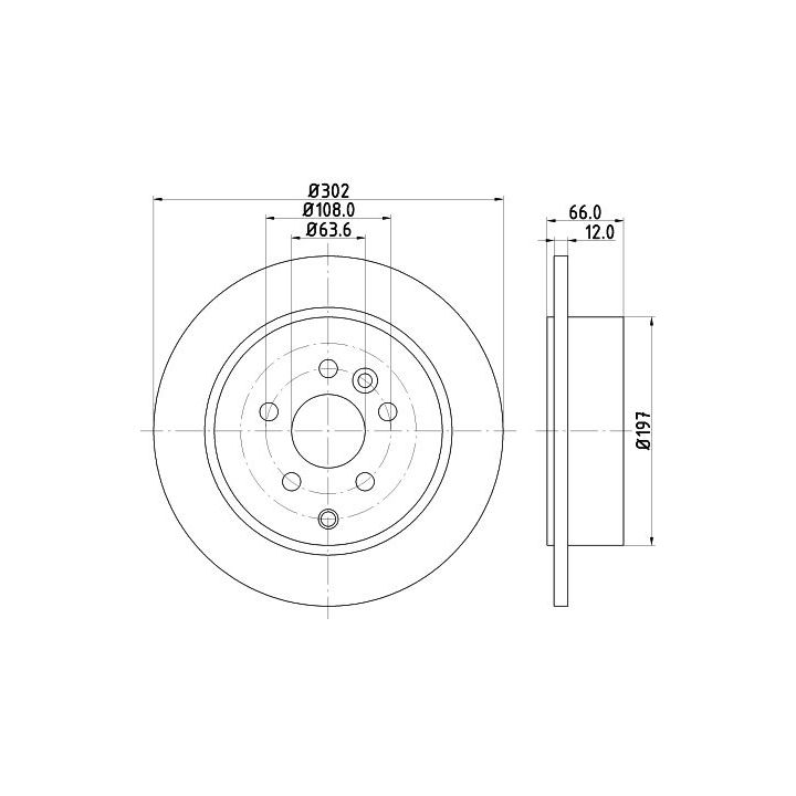 Stabdžių diskas MINTEX MDC1830