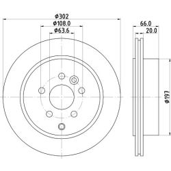 Stabdžių diskas MINTEX MDC1831