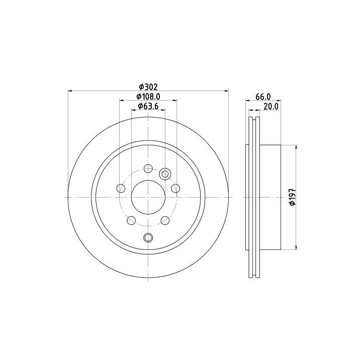 Stabdžių diskas MINTEX MDC1831