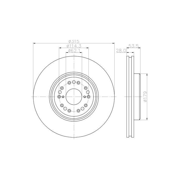 Stabdžių diskas MINTEX MDC1882