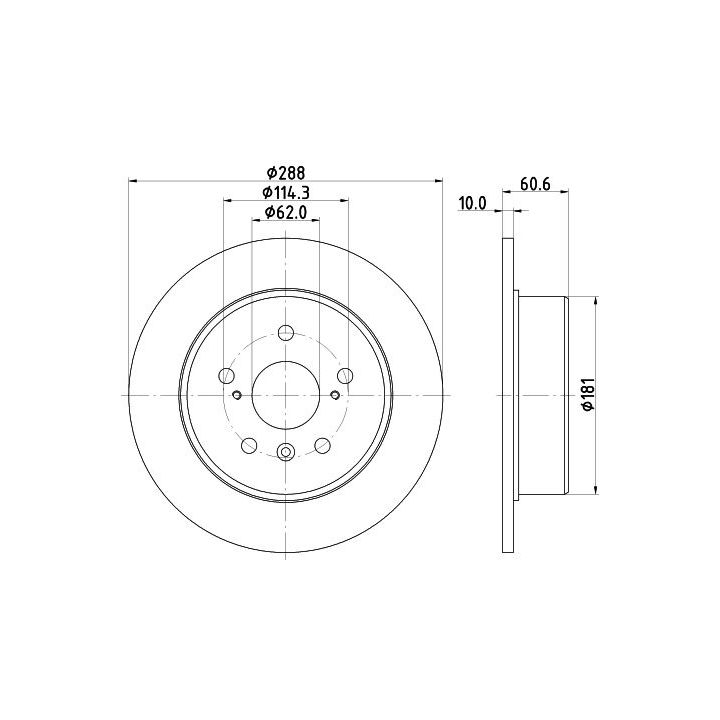 Stabdžių diskas MINTEX MDC1892