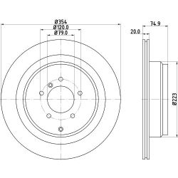 Stabdžių diskas MINTEX MDC1901