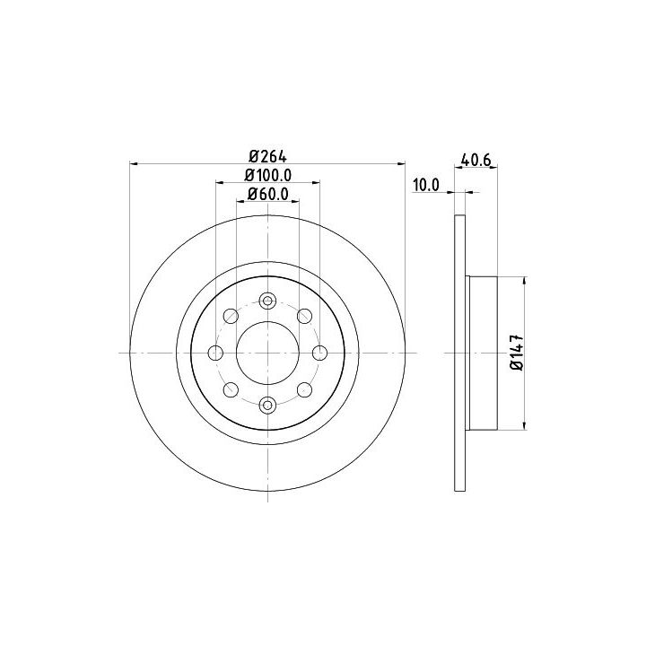 Stabdžių diskas MINTEX MDC1903