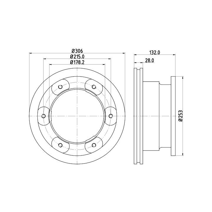 Stabdžių diskas MINTEX MDC1934