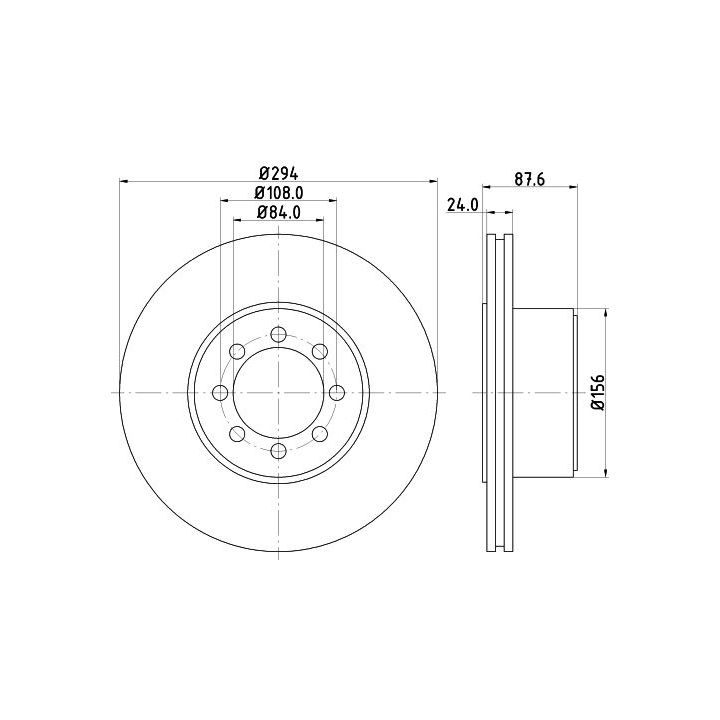 Stabdžių diskas MINTEX MDC2010
