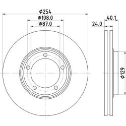 Stabdžių diskas MINTEX MDC2308