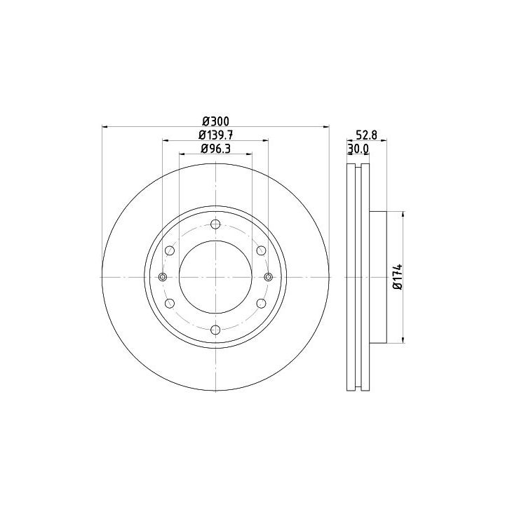 Stabdžių diskas MINTEX MDC2312