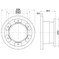 Stabdžių diskas MINTEX MDC2377
