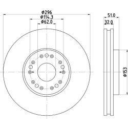 Stabdžių diskas MINTEX MDC2517