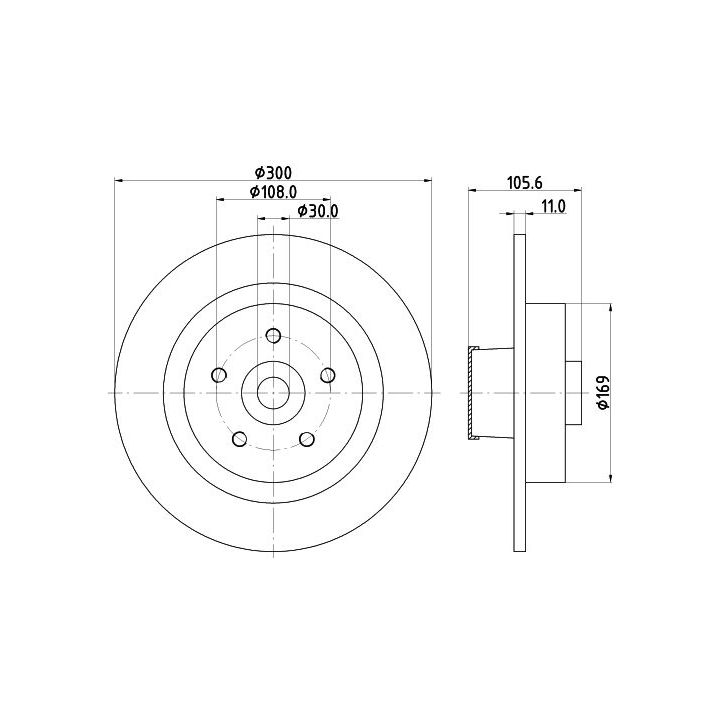 Stabdžių diskas MINTEX MDC2620
