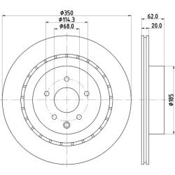 Stabdžių diskas MINTEX MDC2640