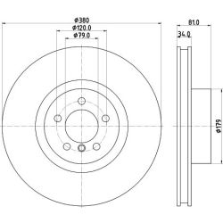 Stabdžių diskas MINTEX MDC2673