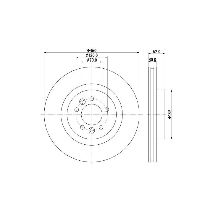 Stabdžių diskas MINTEX MDC2748
