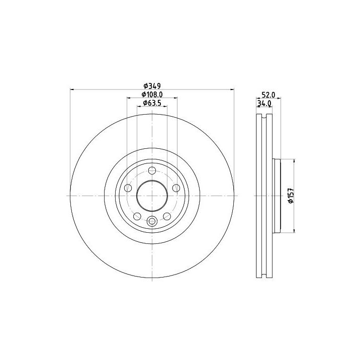 Stabdžių diskas MINTEX MDC2862C