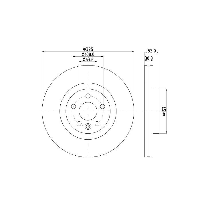 Stabdžių diskas MINTEX MDC3014C