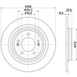 Stabdžių diskas MINTEX MDC3040C
