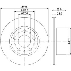 Stabdžių diskas MINTEX MDC3170C
