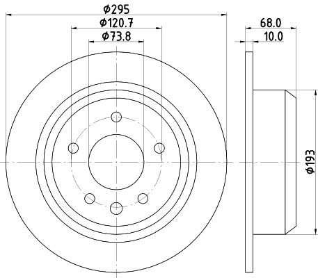 Stabdžių diskas MINTEX MDC780