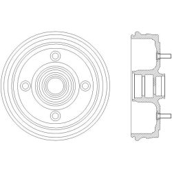 Stabdžių būgnas MINTEX MBD094