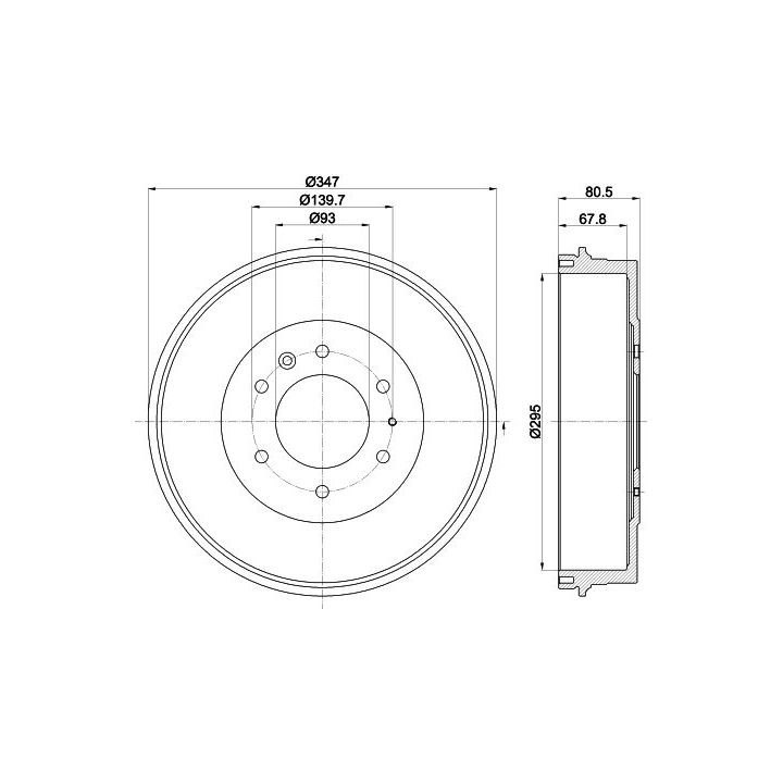 Stabdžių būgnas MINTEX MBD334