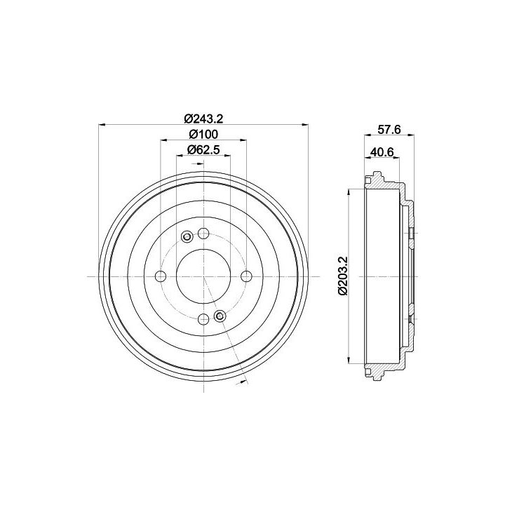 Stabdžių būgnas MINTEX MBD339