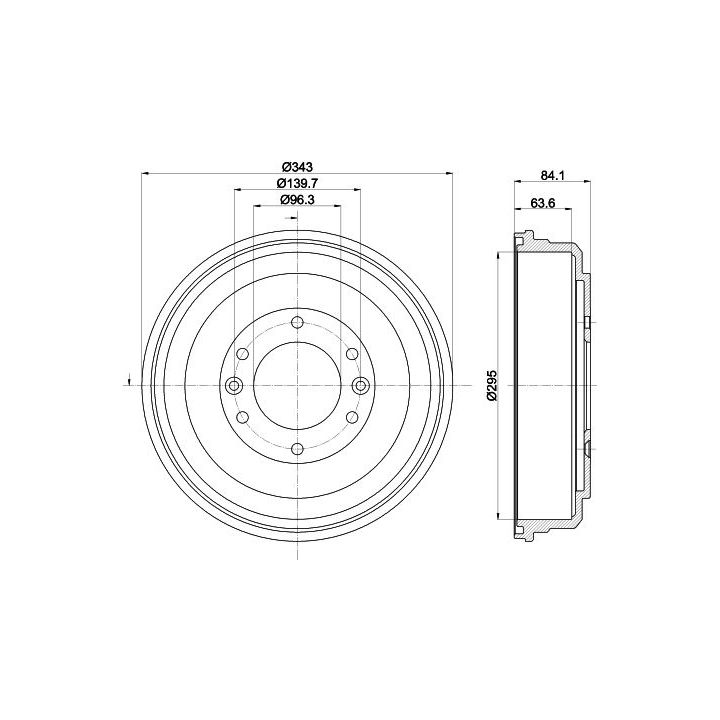 Stabdžių būgnas MINTEX MBD368