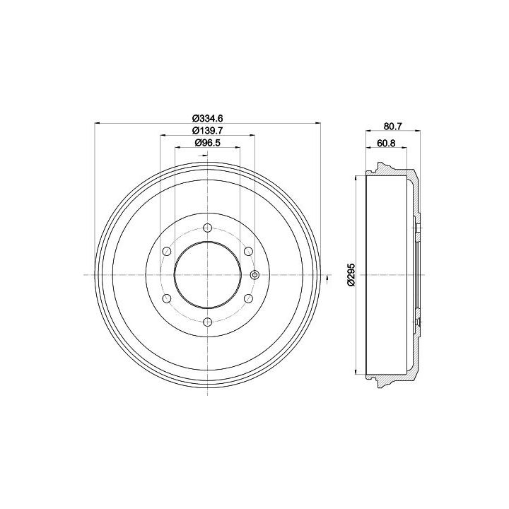 Stabdžių būgnas MINTEX MBD369