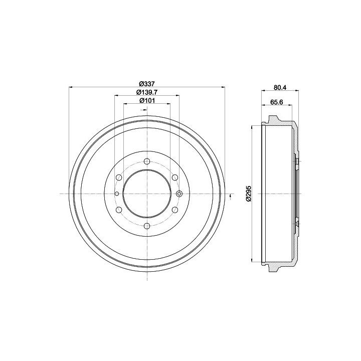 Stabdžių būgnas MINTEX MBD374