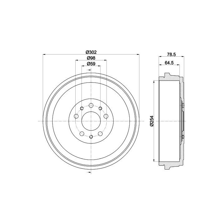 Stabdžių būgnas MINTEX MBD419