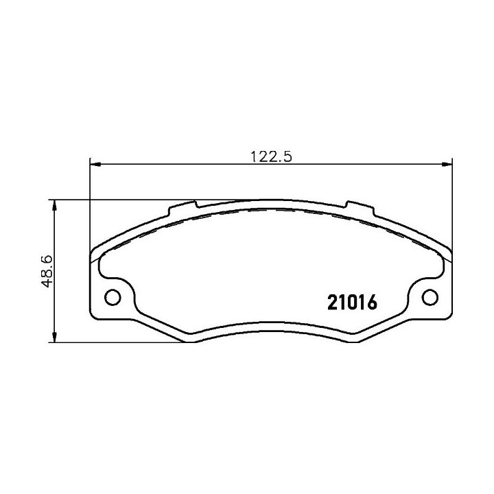 Stabdžių trinkelių rinkinys, diskinis stabdys MINTEX MDB1355