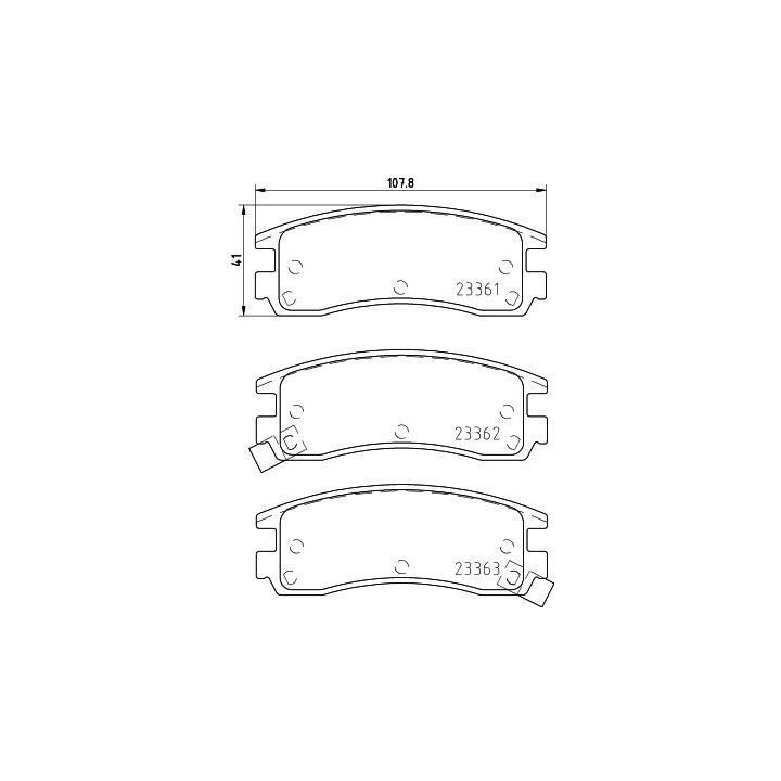 Stabdžių trinkelių rinkinys, diskinis stabdys MINTEX MDB1825