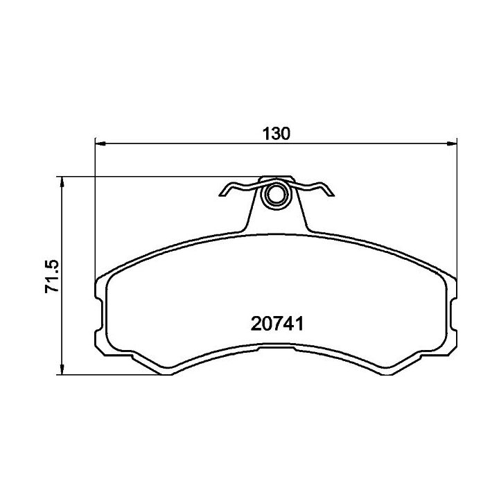 Stabdžių trinkelių rinkinys, diskinis stabdys MINTEX MDB2911